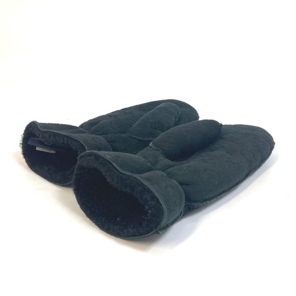 LOUIS VUITTON Monogram Gloves M76454 Black - Picture 3 of 9